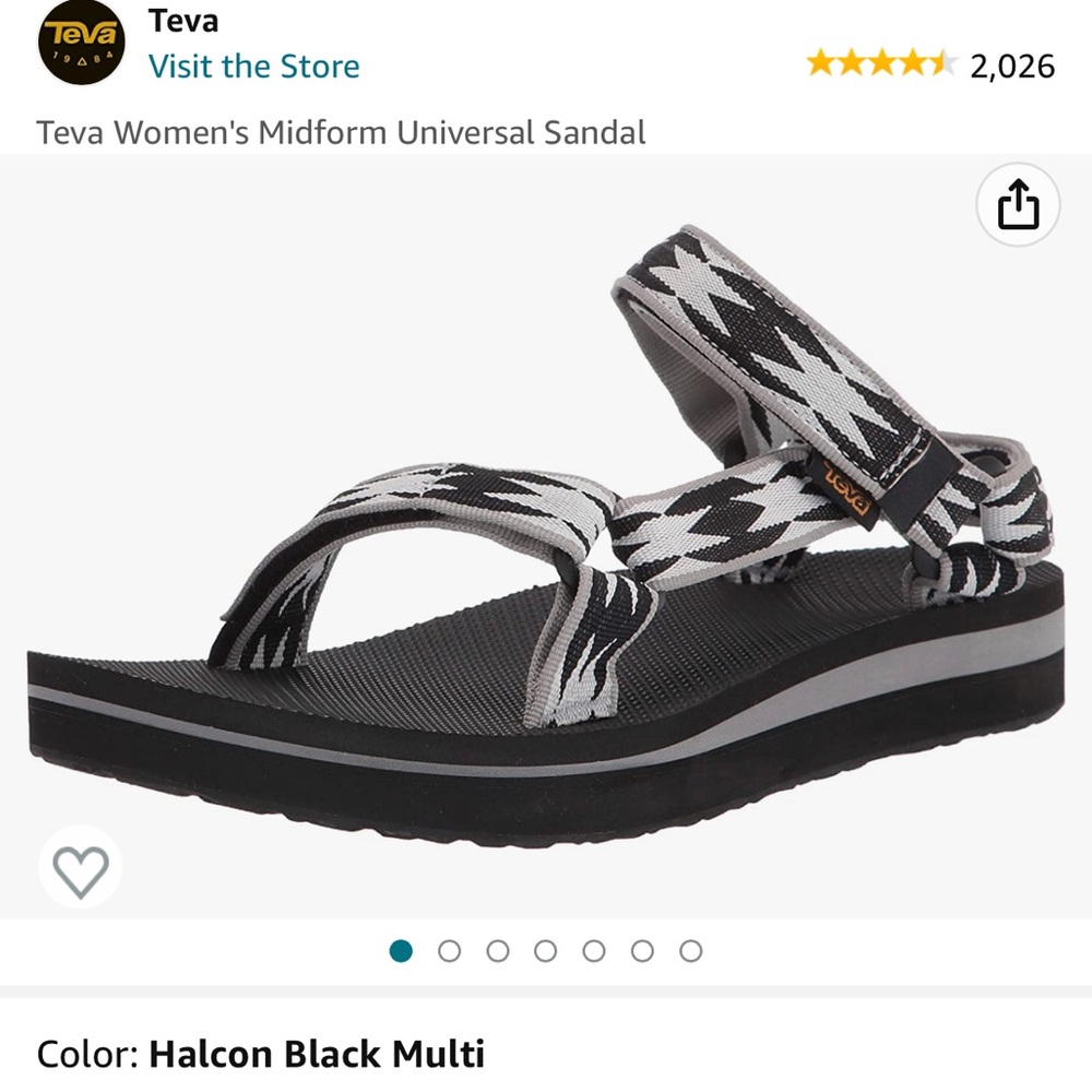 EUC Teva Midform Universal Sandal